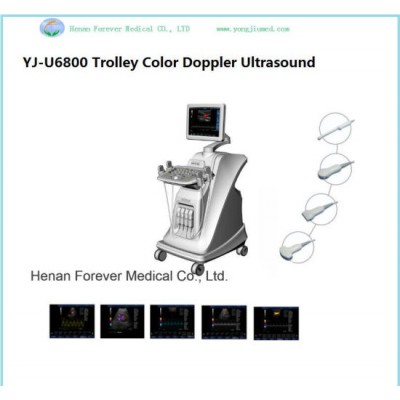 Full-Digital Trolley Color Doppler Ultrasound Scanner (YJ-U6800)